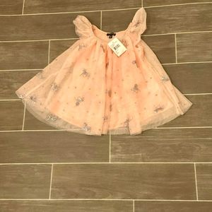 zunie size 2t corler pink  and silver 💗